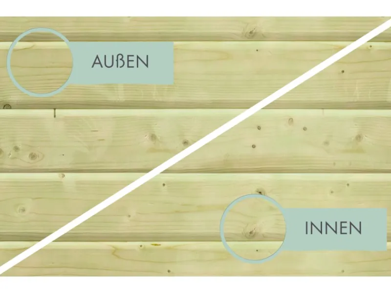 Karibu Aufstellpools|Pool 2 Set D inkl. Filteranlage Skimmer mit drei Sonnenterrassen