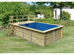 Pool Gr. 2 inkl. Terrasse KDI Innenhülle Blau*Karibu Clearance