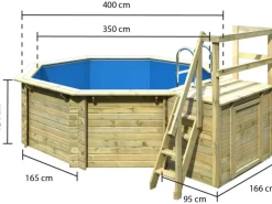 Karibu Pool Abdeckung|Pool Modell 1 B Set KDI