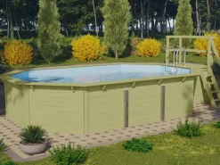 Pool Modell 4 Set inkl. Filteranlage Skimmer Sonnenterrasse*Karibu Best