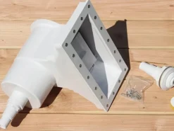 Karibu Aufstellpools|Pool Modell 4 Set inkl. Filteranlage Skimmer