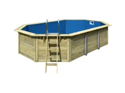 Karibu Aufstellpools|Pool Modell 4 Set inkl. Filteranlage Skimmer