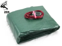 Karibu Pool Abdeckung|Winterabdeckplane für Modell 3 Grün