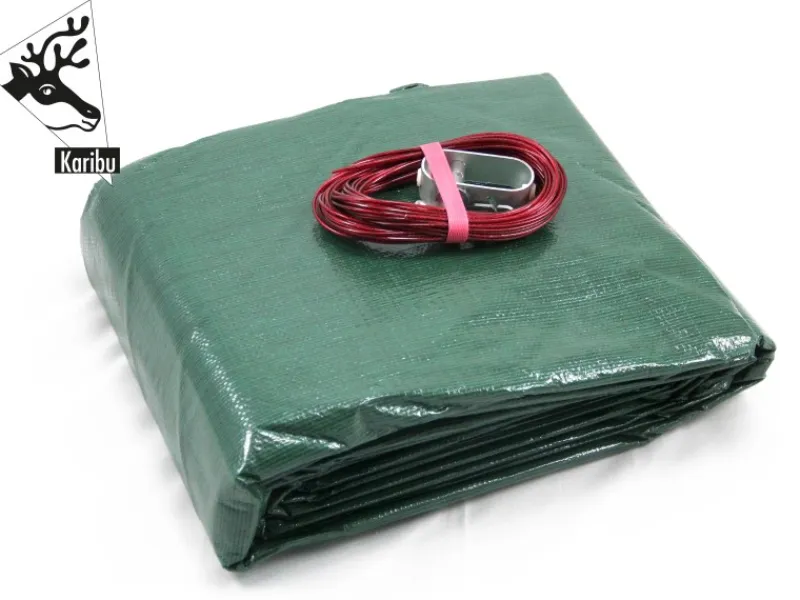 Winterabdeckplane für Modell 4 Grün*Karibu