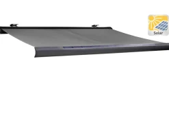 OBI Markisen|Kassettenmarkise Maraca 3 m x 2 m Anthrazit Solarbetrieben