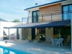 Kassettenmarkise Perform 300 x 250 cm Gestell Tuch Grau*