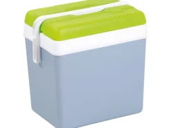 Kühlboxen|Kühlbox Perlgrau und Grün 24 l