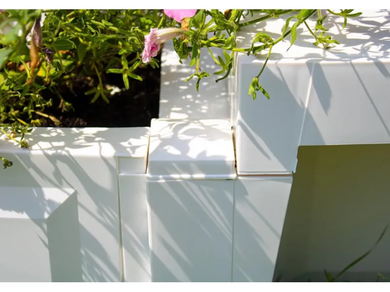 Gartenbank Berlin mit Pflanzkästen*KHW Clearance