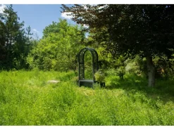 KHW Gartenbänke|Gartenbank Brüssel mit Rundbogen und Pflanzkästen