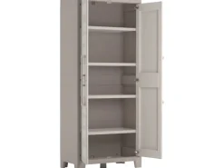 Kunststoffschrank Gulliver Sandbeige 80 x 44 x 182 cm 4 Böden*KIS Hot