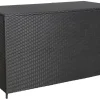 Kissenbox Buntine 160 cm x 94 cm x 75 cm Schwarz Rattanoptik* Hot