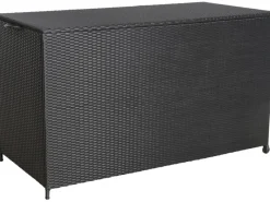 Kissenbox Buntine 160 cm x 94 cm x 75 cm Schwarz Rattanoptik* Hot