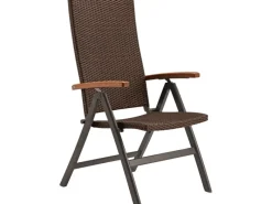 Klappsessel Davenport II Braun mit verstellbarer Rückenlehne FSC®* Best