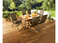 Klappsessel Davenport II Braun mit verstellbarer Rückenlehne FSC®* Best