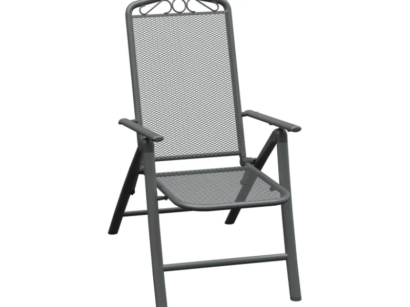 Klappsessel Sacramento 112 cm x 81 cm x 60 cm Stahlgeflecht* Clearance