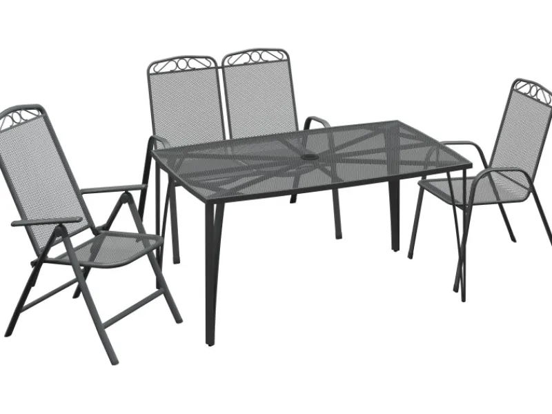 Klappsessel Sacramento 112 cm x 81 cm x 60 cm Stahlgeflecht* Clearance