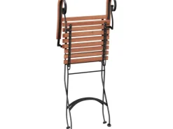 Klappstuhl Montgomery Eisen Akazie Geölt FSC 88 cm  x 56 cm x 54 cm Schwarz* Discount