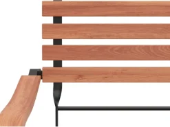 Klappstuhl Montgomery Eisen Akazie Geölt FSC 88 cm x 56 cm x 54 cm Schwarz* Discount