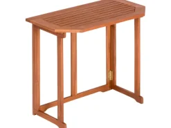 Merxx Balkonmöbel|Klapptisch Eukalyptus 90 cm x 50 cm Braun