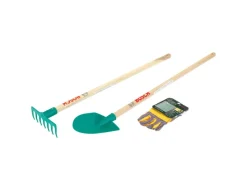 Kinder Theo Klein Kinder-Gartengeräte|Klein Kinder-Gartenset Bosch 3-teilig Natur FSC®