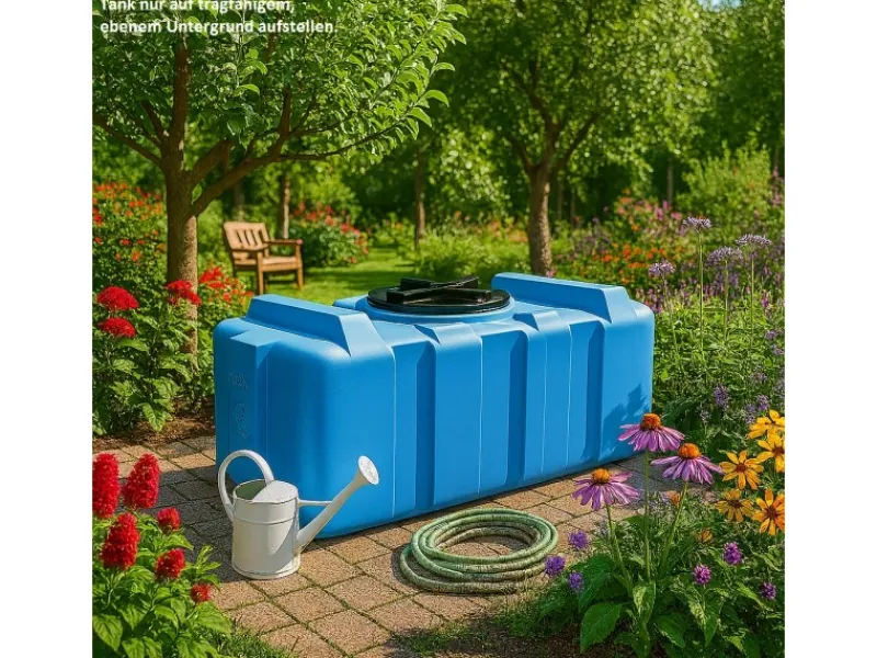 KMND Regenwasser-Nutzung|300L Rechteckig Trinkwasser Wassertank