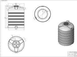 1500L Trinkwasser Wassertank*KMND Outlet