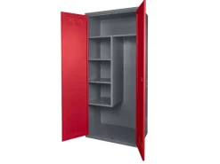 Küpper Sportgeräte|Putz-, Motorrad-, E-Bike-Spind 2-Türig 180 x 80 x 48 cm