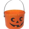 Weitere Anlässe|Kürbis-Design PE-Material 18 cm x 18 cm x 14 cm orange mit Griff