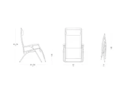 Lafuma Gartenstühle|Mobilier Relaxsessel RSXA CLIP Batyline® Graphite