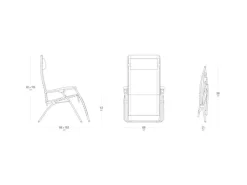 Mobilier Relaxsessel RSX CLIP AC AirComfort® Taupe*Lafuma Hot