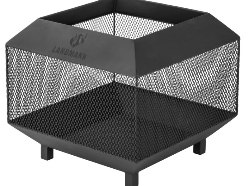 Feuerkorb FP-I-440-BKXX 44 cm x 44 cm Schwarz*Landmann Sale
