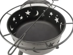 Feuerkorb Stars & Moon Schwarz*Landmann New