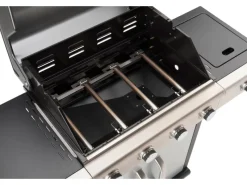 Gasgrill Triton PTS 4.1 mit 4 Brennern & Seitenbrenner Silber*Landmann New