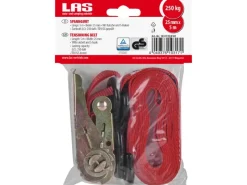 Spanngurt mit Ratsche und S-Haken 250 kg*LAS Clearance