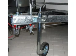 LAS Quads|Vollgummi-Stützrad mit Kurbel