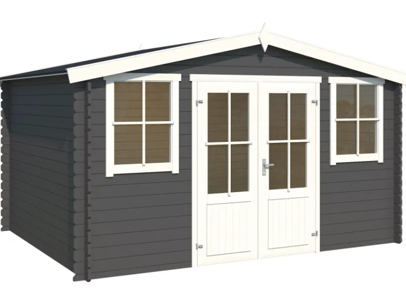 Kinder Kinder-Gartengeräte|Lasita Holz-Gartenhaus Dallas 410,9 cm x 312 cm