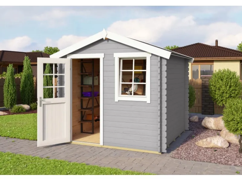 Lasita Holz-Gartenhaus Wels 2 263,7 cm x 250 cm* Clearance