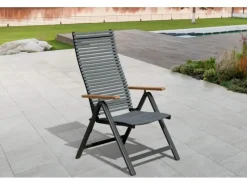 2er-Set Klapp-Funktionssessel Juno Anthrazit*Leco Discount