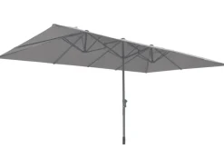 Leco Sonnenschirme|Marktschirm 270 cm x  460 cm mit Kurbelmechanik