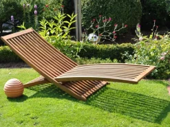 Sonnenliege Grazia Inklusive Auflage Eukalyptusholz*Leco Online