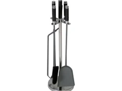 Kamingarnitur 4-teilig Edelstahl*Lienbacher Sale