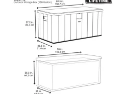 Gartenbox 151 cm x 72 cm x 69 cm*Lifetime Sale