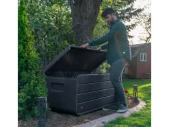 Kissen- & Auflagenbox 72 cm x 147,1 cm x 63,6 cm Anthrazit 515 l*Lifetime Online