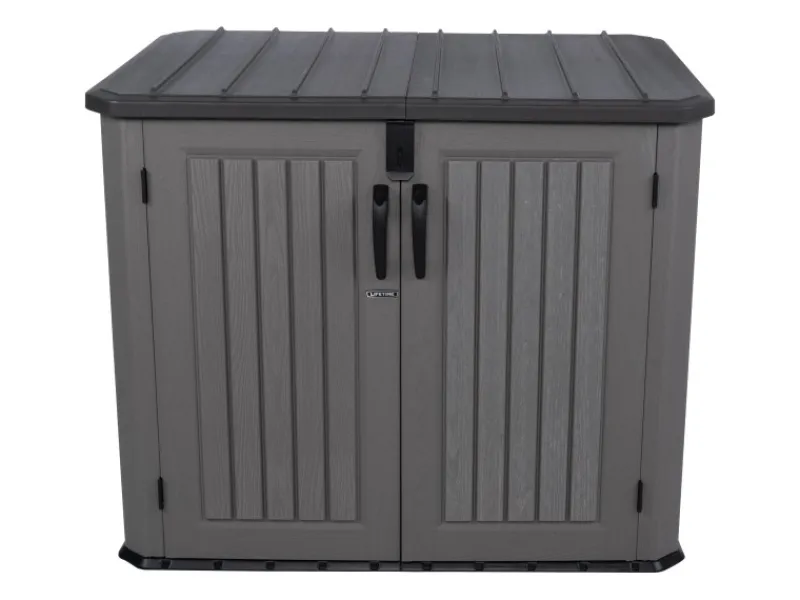 Lifetime Mülltonnenboxen|Gartenschränke|Kunststoff Mülltonnenbox & Geräteschrank Phil Grau