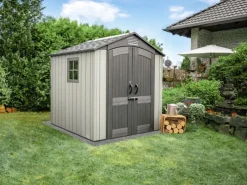 Lifetime Gartenschränke|Kunststoff-Gerätehaus Stella 4,55 m²