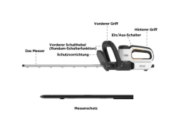 Litheli Heckenscheren|U20 Akku-Heckenschere 20V EGT040070 inkl. Akku 2.0Ah