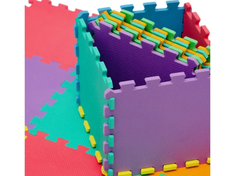 Baby & Kinder Puzzlematte 30 x 30 cm 9 Stück Buntfarben*LittleTom Best