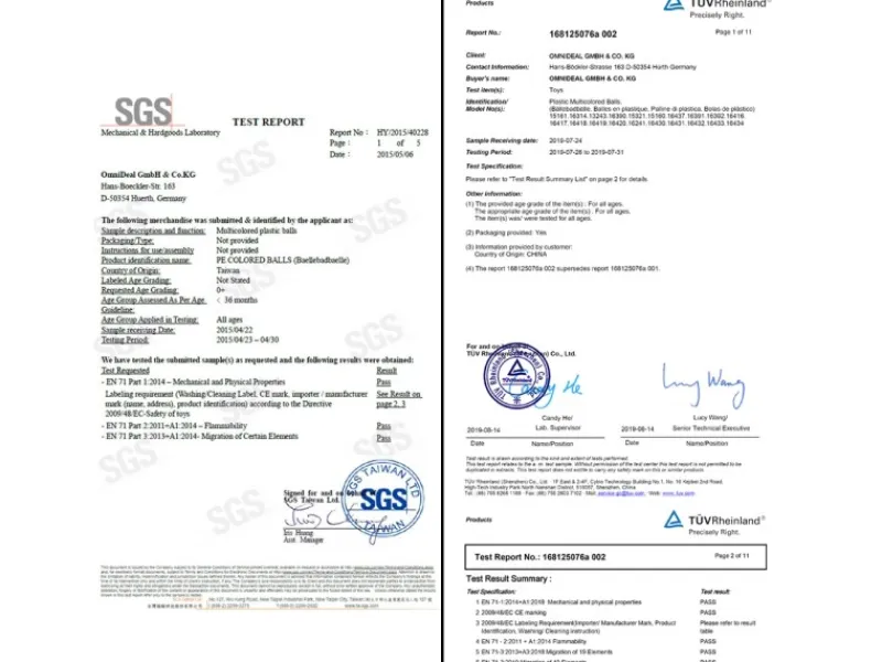 LittleTom Outdoor-Spielzeug|Bällebadbälle Ø 5.5 cm 50 Stück bunt