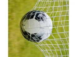 2-in-1 Fussballtor mit Torwand für Kinder 125 x 80 cm Schwarz*LittleTom Outlet