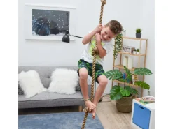 LittleTom Outdoor-Spielzeug|Kinder Kletterseil mit Knoten 200 cm lang - 195 x 25 cm